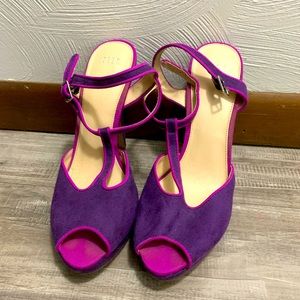 Size 10, Elle, Purple High Heels